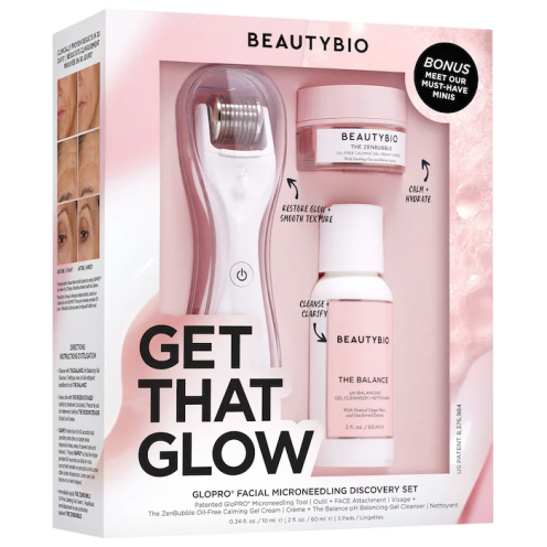 BeautyBio GloPRO Get That Glow Facial Microneedling Discovery Set