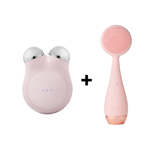 NuFACE Mini+ Sandy Rose & PMD Clean Pro