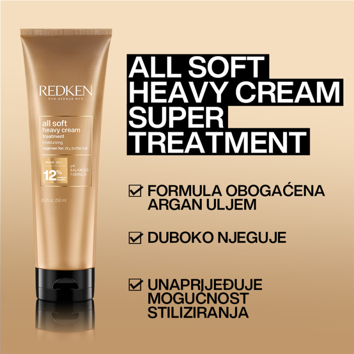 Redken NYC All Soft Heavy Krema 250ml