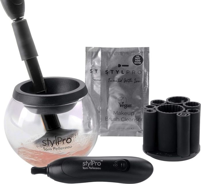 stylpro set za čišćenje i sušenje make-up kistova