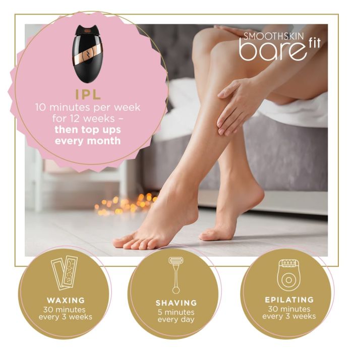 Primena smoothskin bare ipl uredjaja na nogama