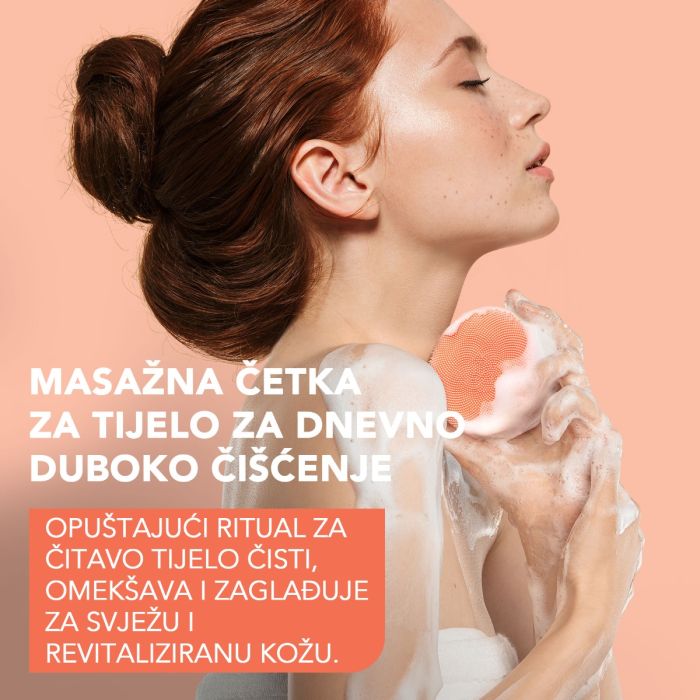 FOREO LUNA 4 body Peach Perfect Uređaj za čišćenje i masažu tijela korištenje