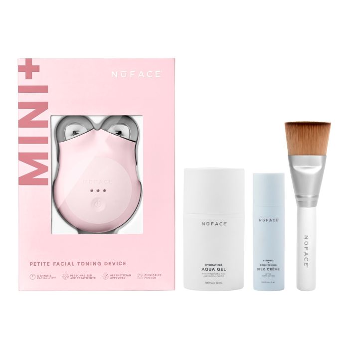 NuFace mini+ sandy rose starter kit