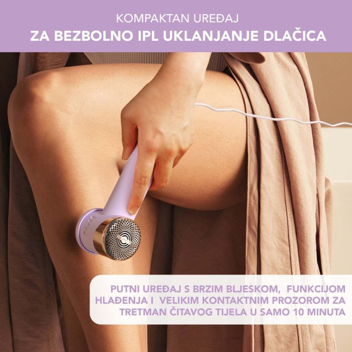 FOREO PEACH 2 Go - IPL sistem za uklanjanje dlačica, Lavender korištenje