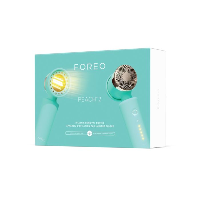 Foreo Peach 2 Mint uređaj za uklanjanje dlačica u kutiji
