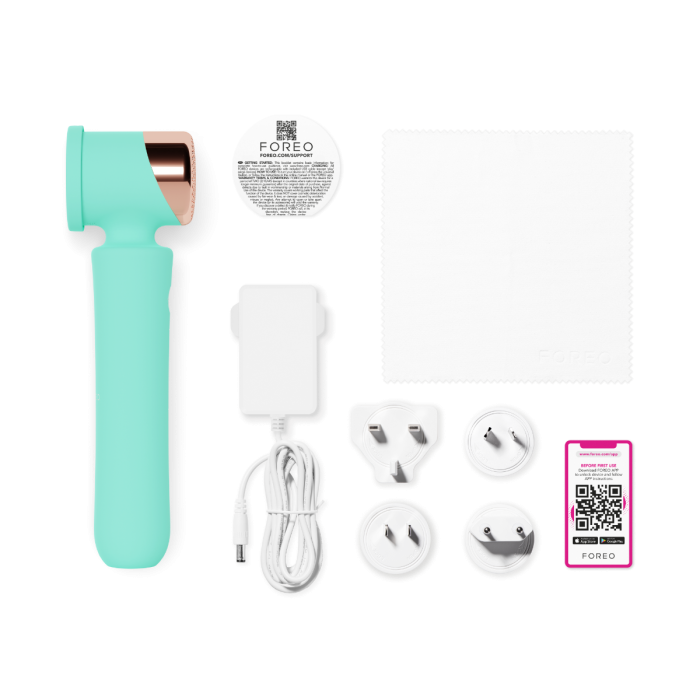 Foreo Peach 2 Mint uređaj s kabelom i uputstvom