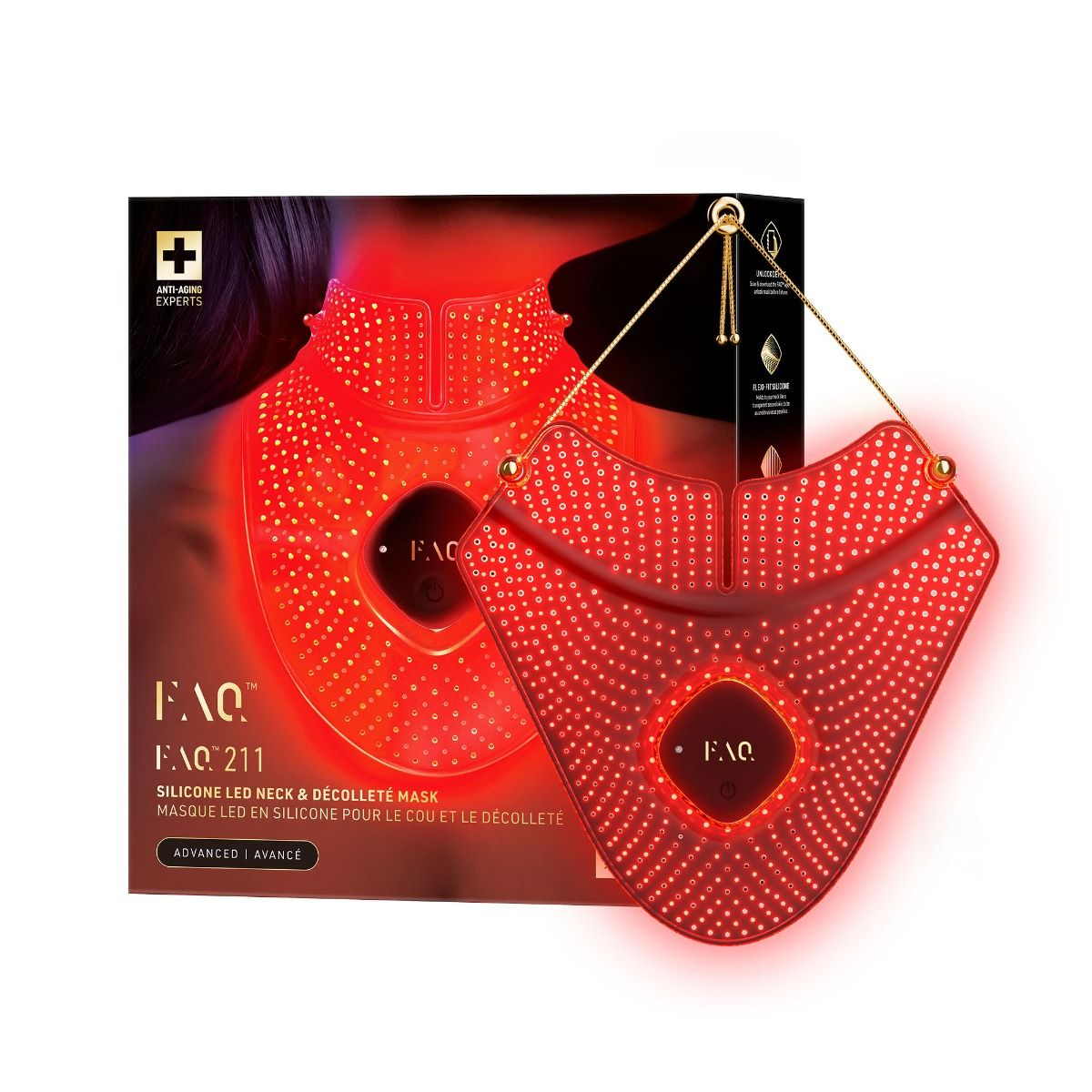 FAQ 211 Anti-Aging LED Maska za vrat i dekolte